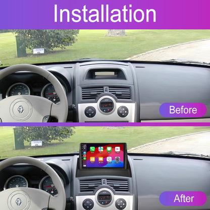 Navigatie dedicata Renault Megane 2 (2002-2009) 2GB RAM 32GB ROM, Android 14, Carplay si Android Auto, cooler racire, ecran HD 9 inch