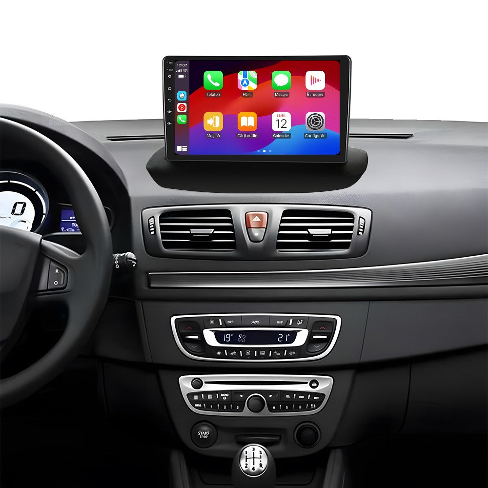 Navigatie dedicata Renault Megane 3/Fluence (2009-2015) Android 14, 8 GB RAM 128 GB ROM, OCTA-CORE 2.0Mhz, Carplay si Android auto, Slot SIM 4G, ventilator de racire activ, ecran 9 inch HD