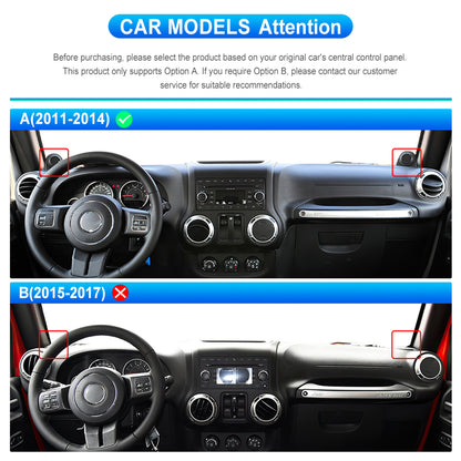 Navigatie dedicata Jeep Wrangler (2011-2014) 2GB RAM 32GB ROM, Android 14, Carplay si Android Auto, cooler racire, ecran HD 10.1 inch