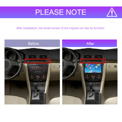 Navigatie dedicata Mazda 3 (2006-2012) 2GB RAM 32GB ROM, Android 14, Carplay si Android Auto, cooler racire, ecran HD 9 inch