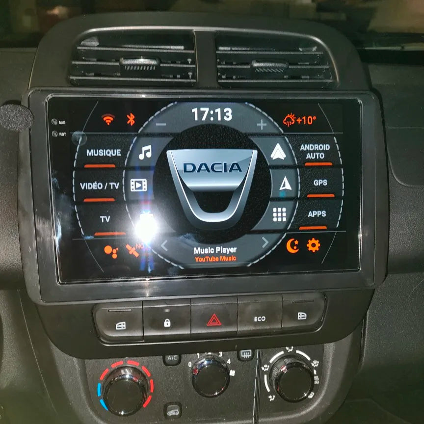 Navigatie dedicata Dacia Spring (2020-2024) 2GB RAM 32GB ROM, Android 14, Carplay si Android Auto, cooler racire, ecran HD 9 inch