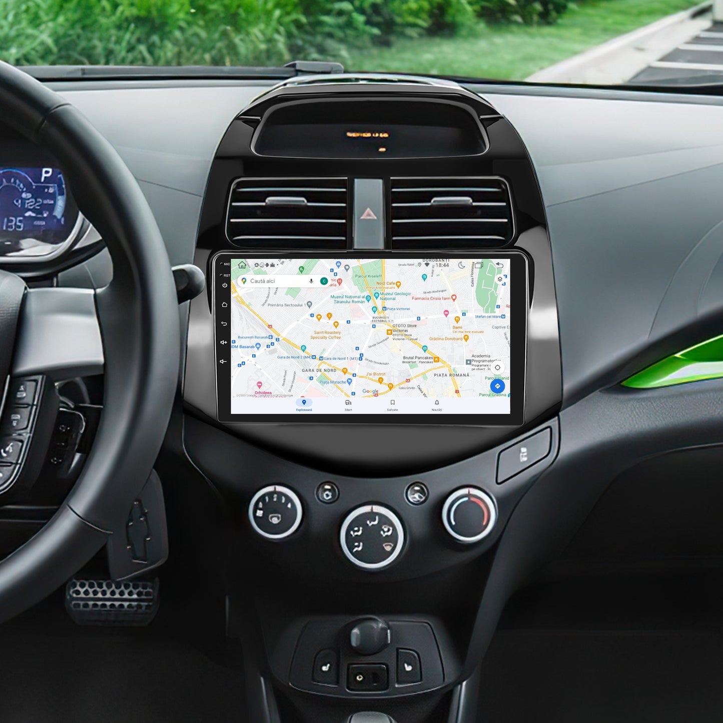 Navigatie dedicata Chevrolet Spark (2011-2014) cu Android 14, 4 GB RAM 64 GB ROM, OCTA-CORE, Carplay si Android auto, Slot SIM 4G, ventilator de racire activ, ecran 9 inch HD