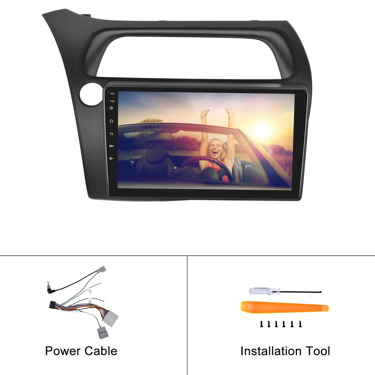 Navigatie dedicata Honda Civic (2006-2011) cu Android 14, 4 GB RAM 64 GB ROM, OCTA-CORE, Carplay si Android auto, Slot SIM 4G, ventilator de racire activ, ecran 9 inch HD