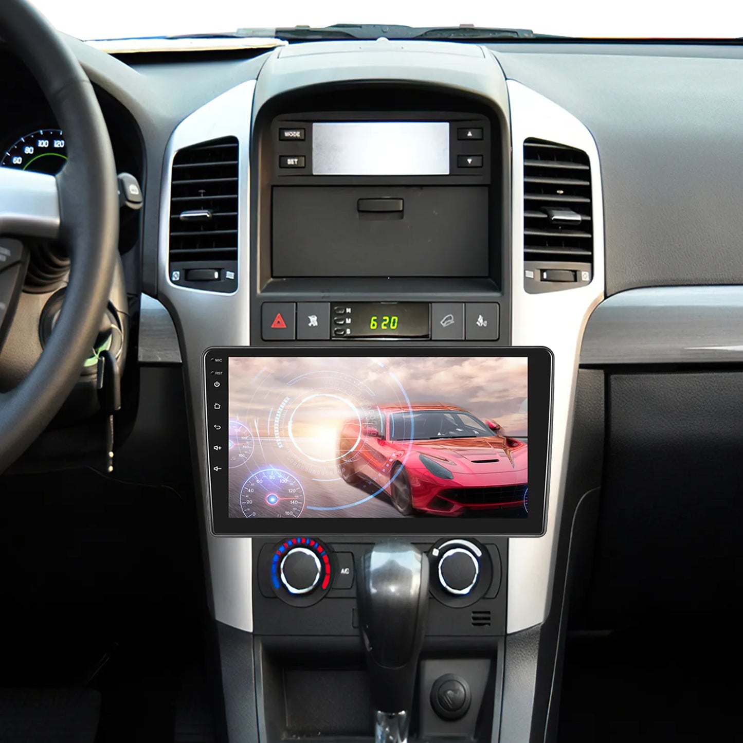 Navigatie dedicata Chevrolet Captiva (2009) 2GB RAM 32GB ROM, Android 14, Carplay si Android Auto, cooler racire, ecran HD 9 inch