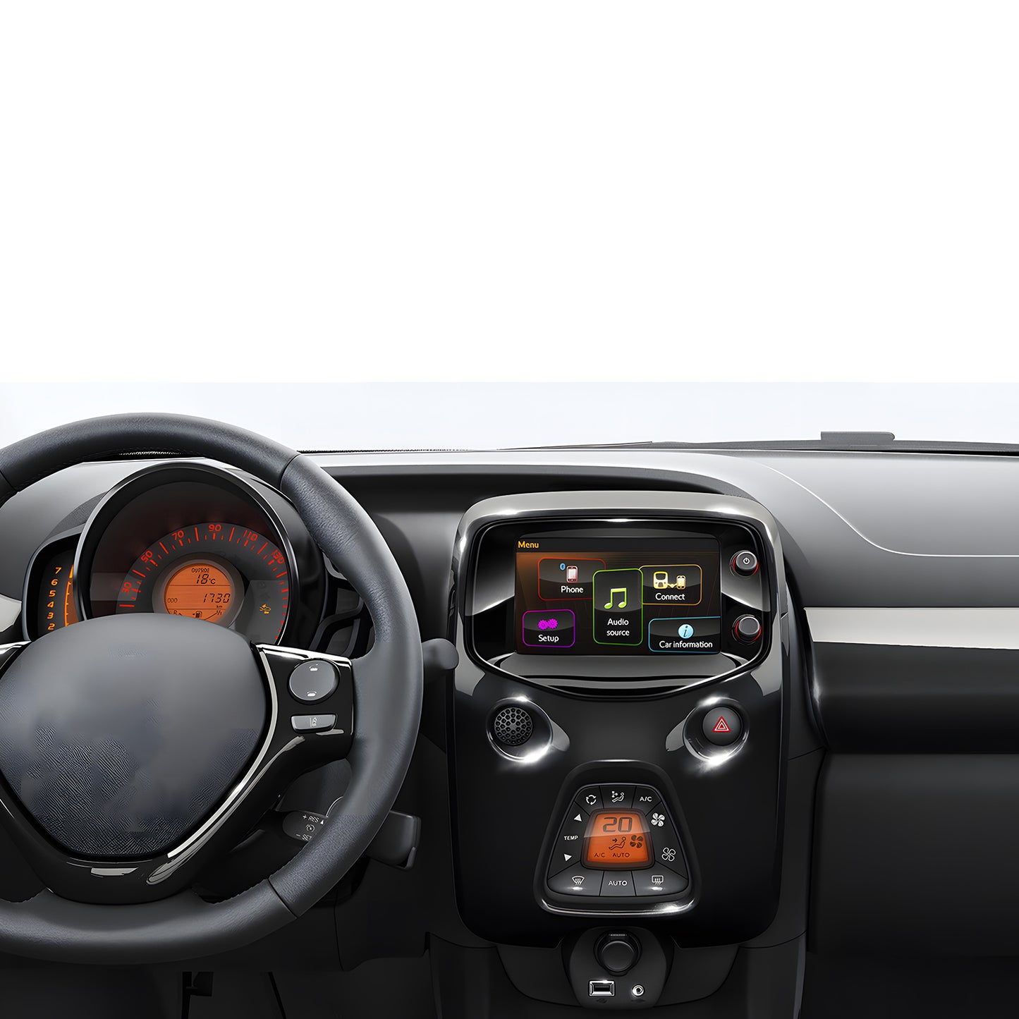 Navigatie dedicata Toyota Aygo 201|Citroen C1 2020|Peugeot 108 2GB RAM 32GB ROM, Android 14, Carplay si Android Auto, cooler racire, ecran HD 9 inch