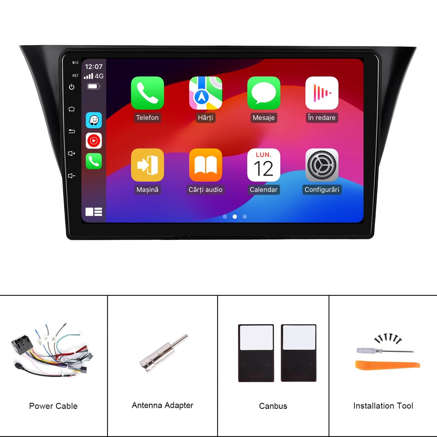 Navigatie dedicata IVECO DAILY (2018-2020) cu Android 14, 4 GB RAM 64 GB ROM, OCTA-CORE, Carplay si Android auto, Slot SIM 4G, ventilator de racire activ, ecran 10 inch HD