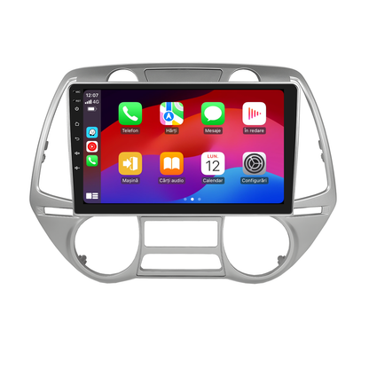 Navigatie dedicata Hyundai i20 (2008-2012) 2GB RAM 32GB ROM, Android 14, Carplay si Android Auto, cooler racire, ecran HD 9 inch
