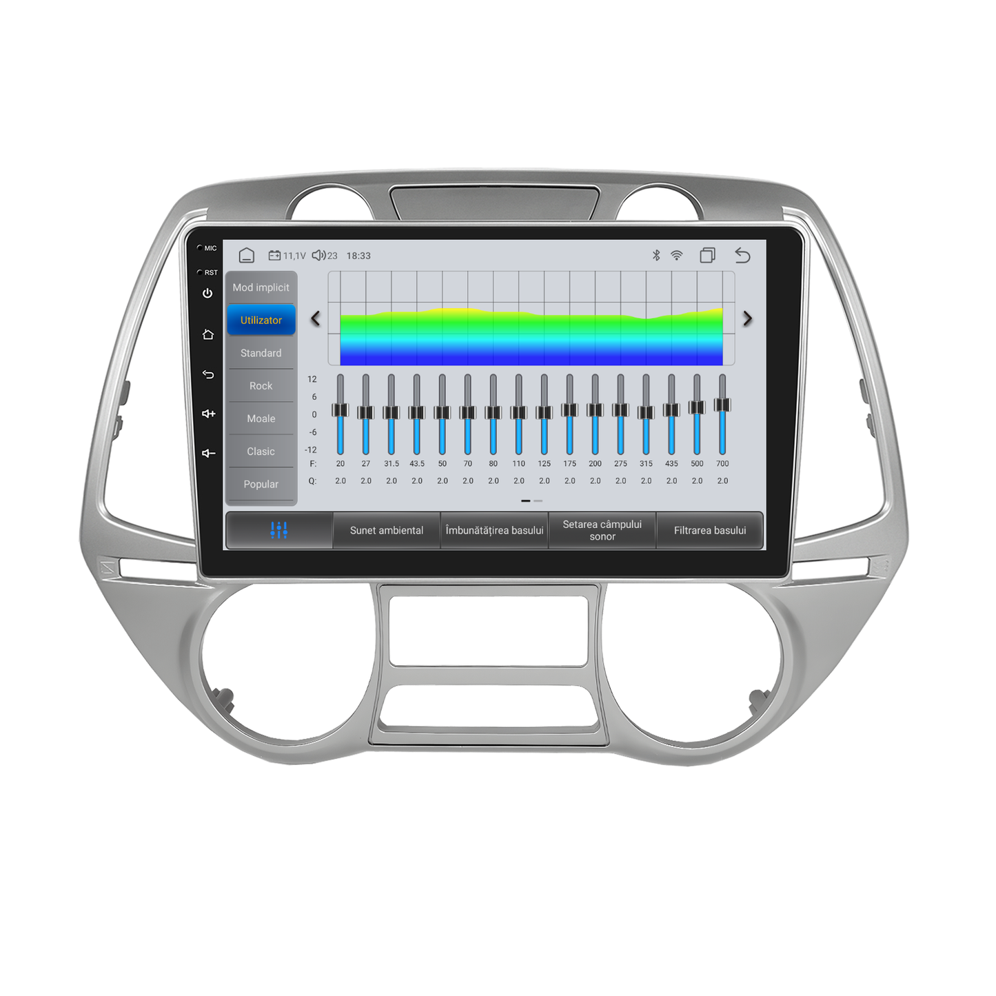 Navigatie dedicata Hyundai i20 (2008-2012) cu Android 14, 4 GB RAM 64 GB ROM, OCTA-CORE, Carplay si Android auto, Slot SIM 4G, ventilator de racire activ, ecran 9 inch HD