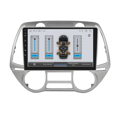 Navigatie dedicata Hyundai i20 (2008-2012) cu Android 14, 8 GB RAM 128 GB ROM, OCTA-CORE 2.0Mhz, Carplay si Android auto, Slot SIM 4G, ventilator de racire activ, ecran 9 inch HD