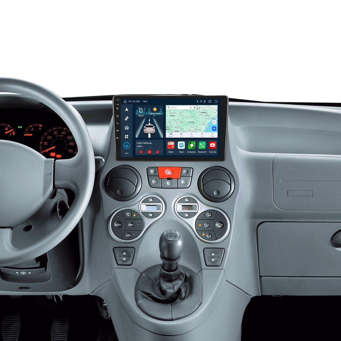 Navigatie dedicata Fiat Panda (2003-2012) 2GB RAM 32GB ROM, Android 14, Carplay si Android Auto, cooler racire, ecran HD 9 inch