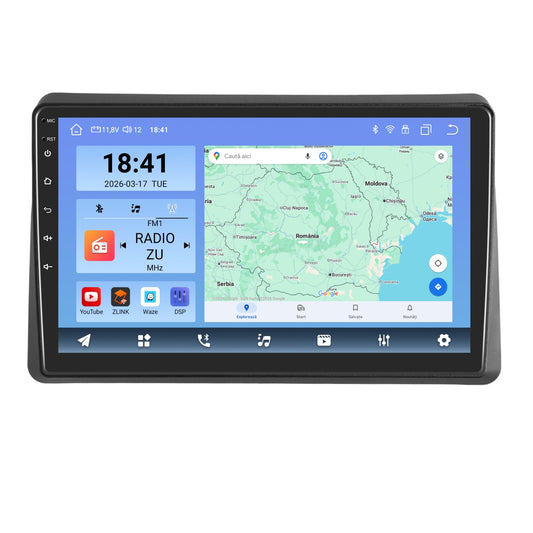 Navigatie dedicata Renault Master (2021-2023) cu Android 14, 8 GB RAM 128 GB ROM, OCTA-CORE 2.0Mhz, Carplay si Android auto, Slot SIM 4G, ventilator de racire activ, ecran 10 inch HD