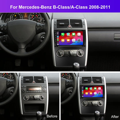 Navigatie dedicata Mercedes-Benz B-Class/A-Class (2008-2011) 2GB RAM 32GB ROM, Android 14, Carplay si Android Auto, cooler racire, ecran HD 9 inch