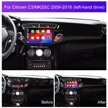 Navigatie dedicata Citroen C3/MK2SC (2009-2016) 2GB RAM 32GB ROM, Android 14, Carplay si Android Auto, cooler racire, ecran HD 9 inch