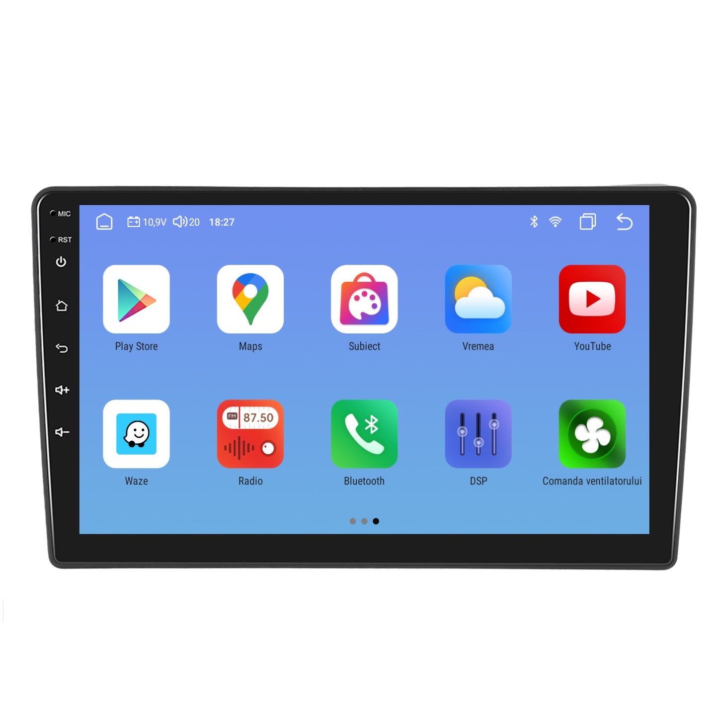 Navigatie dedicata Nissan Navara (2006-2012) cu Android 14, 4 GB RAM 64 GB ROM, OCTA-CORE, Carplay si Android auto, Slot SIM 4G, ventilator de racire activ, ecran 9 inch HD
