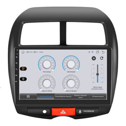Navigatie dedicata Mitsubishi ASX/Peugeot 4008 2013 cu Android 14, 8 GB RAM 128 GB ROM, OCTA-CORE 2.0Mhz, Carplay si Android auto, Slot SIM 4G, ventilator de racire activ, ecran 9 inch HD