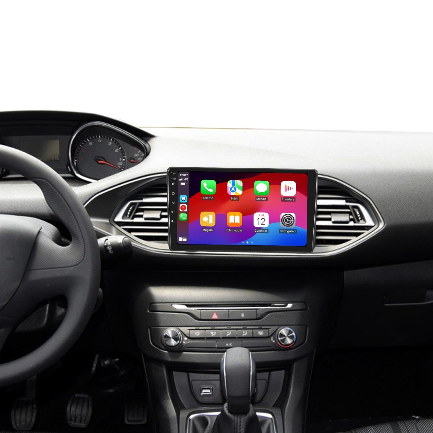 Navigatie dedicata Peugeot 308 308S (2015-2018) cu Android 14, 4 GB RAM 64 GB ROM, OCTA-CORE, Carplay si Android auto, Slot SIM 4G, ventilator de racire activ, ecran 9 inch HD