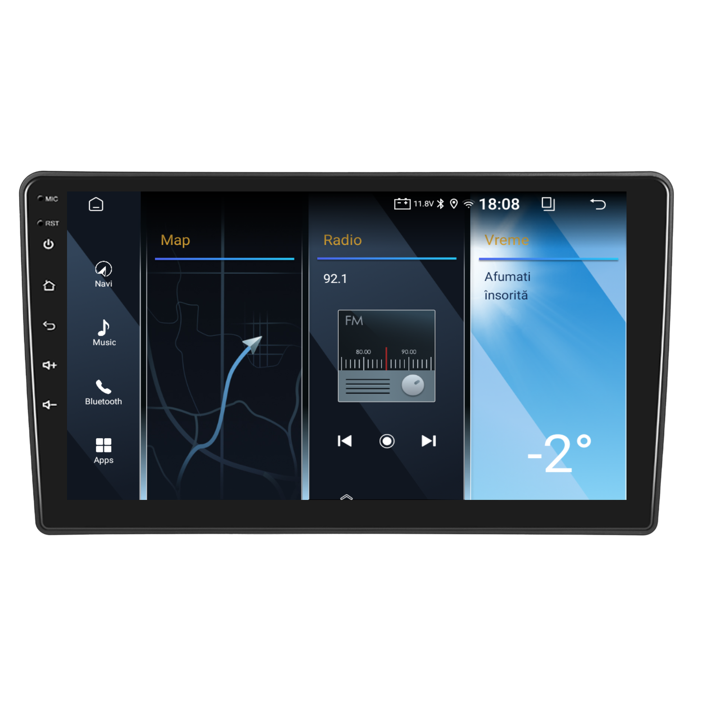 Navigatie dedicata Peugeot 308 308S (2015-2018) 2GB RAM 32GB ROM, Android 14, Carplay si Android Auto, cooler racire, ecran HD 9 inch