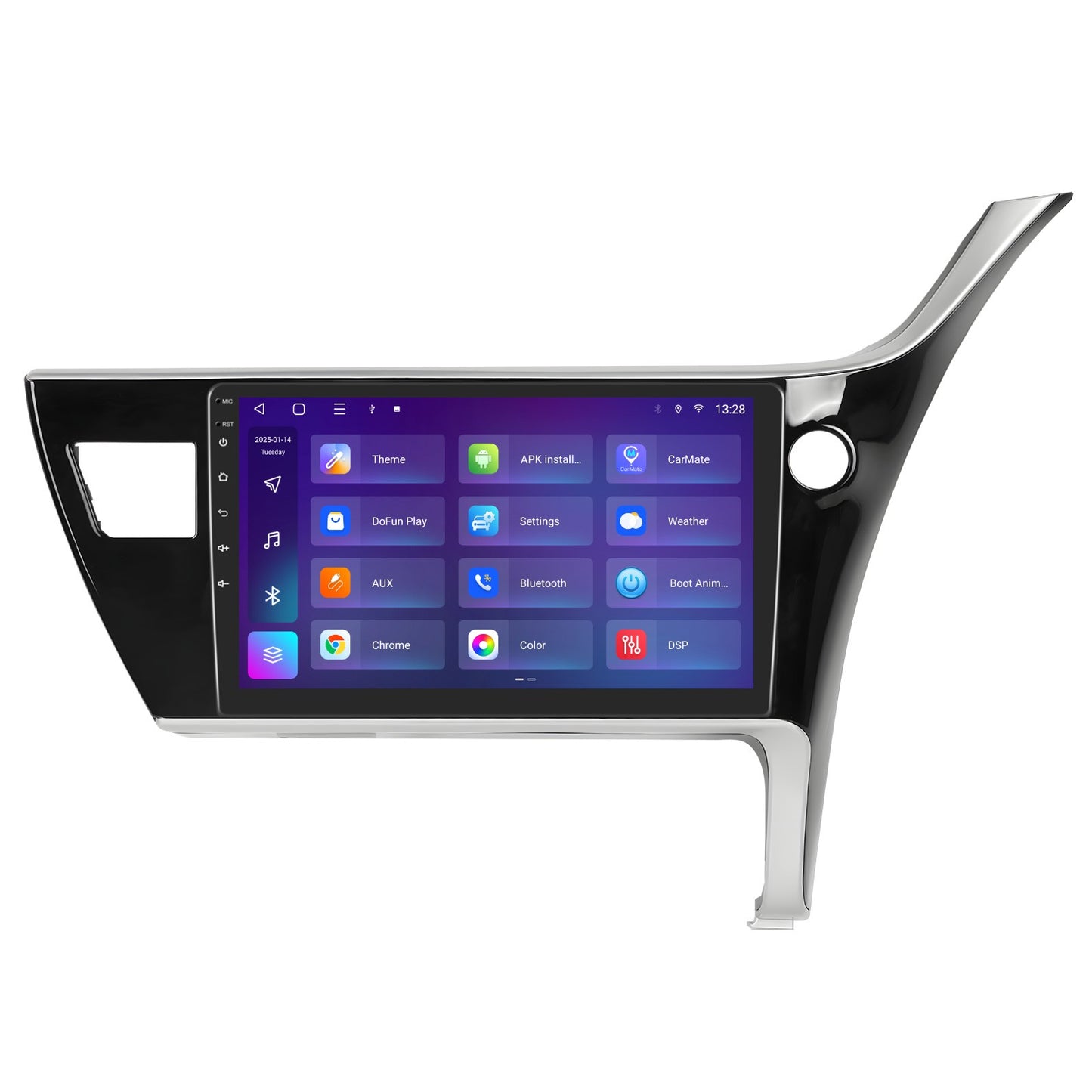 Navigatie dedicata Toyota Corolla (2017-2018) 2GB RAM 32GB ROM, Android 14, Carplay si Android Auto, cooler racire, ecran HD 10 inch