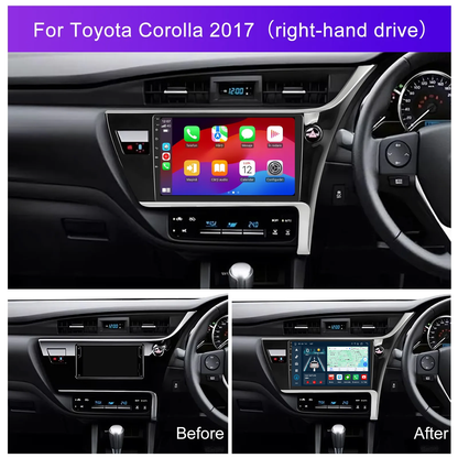 Navigatie dedicata Toyota Corolla (2017-2018) 2GB RAM 32GB ROM, Android 14, Carplay si Android Auto, cooler racire, ecran HD 10 inch