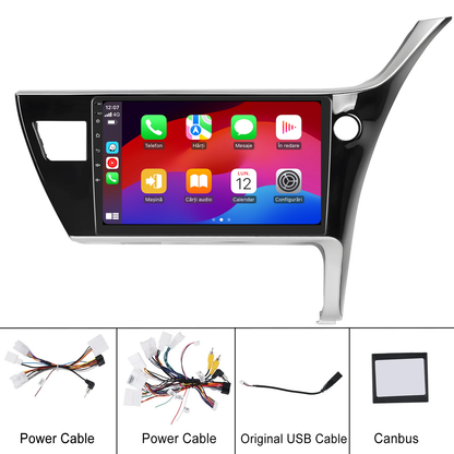 Navigatie dedicata Toyota Corolla (2017-2018) 2GB RAM 32GB ROM, Android 14, Carplay si Android Auto, cooler racire, ecran HD 10 inch