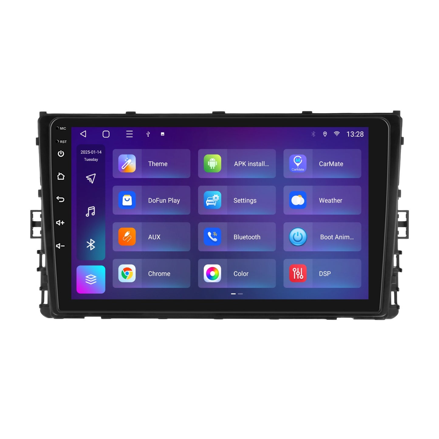 Navigatie dedicata Volkswagen Polo/Transporter/T-roc (2018-2024) 2GB RAM 32GB ROM, Android 14, Carplay si Android Auto, cooler racire, ecran HD 9 inch