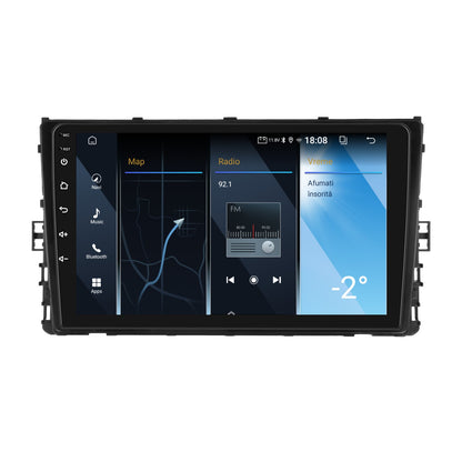 Navigatie dedicata Volkswagen Polo/Transporter/T-roc (2018-2024) 2GB RAM 32GB ROM, Android 14, Carplay si Android Auto, cooler racire, ecran HD 9 inch