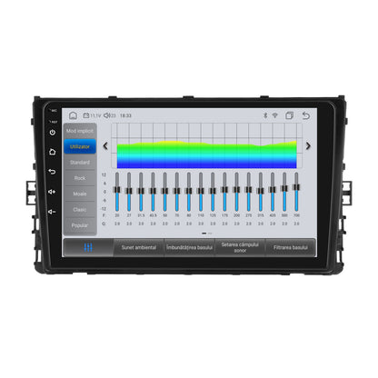 Navigatie dedicata Volkswagen Polo/Transporter/T-roc (2018-2024) cu Android 14, 4 GB RAM 64 GB ROM, OCTA-CORE, Carplay si Android auto, Slot SIM 4G, ventilator de racire activ, ecran 9 inch HD