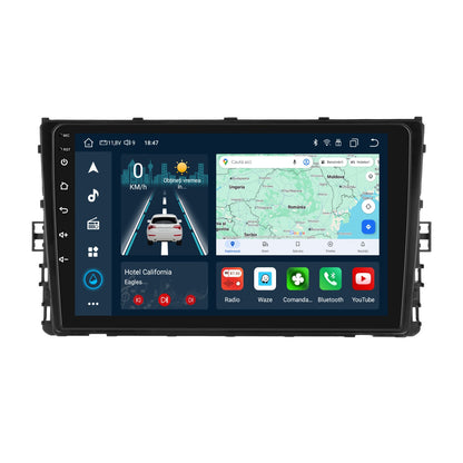 Navigatie dedicata Volkswagen Polo/Transporter/T-roc (2018-2024) cu Android 14, 4 GB RAM 64 GB ROM, OCTA-CORE, Carplay si Android auto, Slot SIM 4G, ventilator de racire activ, ecran 9 inch HD