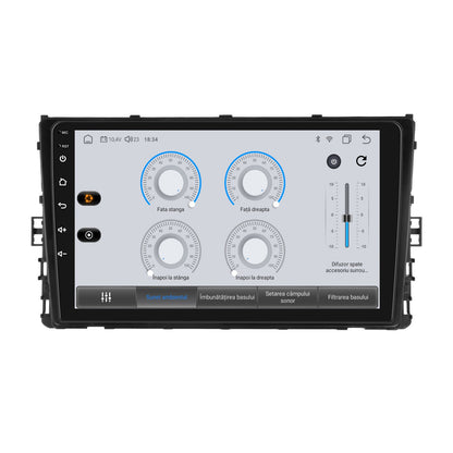 Navigatie dedicata Volkswagen Polo/Transporter/T-roc (2018-2024) cu Android 14, 8 GB RAM 128 GB ROM, OCTA-CORE 2.0Mhz, Carplay si Android auto, Slot SIM 4G, ventilator de racire activ, ecran 9 inch HD