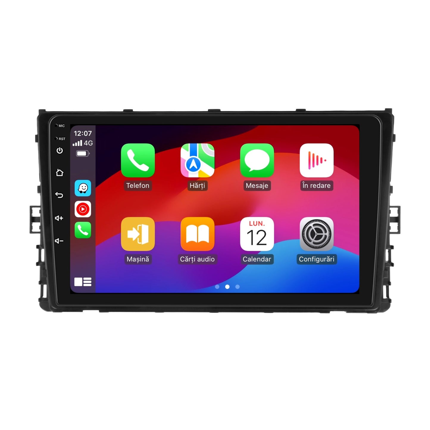 Navigatie dedicata Volkswagen Polo/Transporter/T-roc (2018-2024) 2GB RAM 32GB ROM, Android 14, Carplay si Android Auto, cooler racire, ecran HD 9 inch