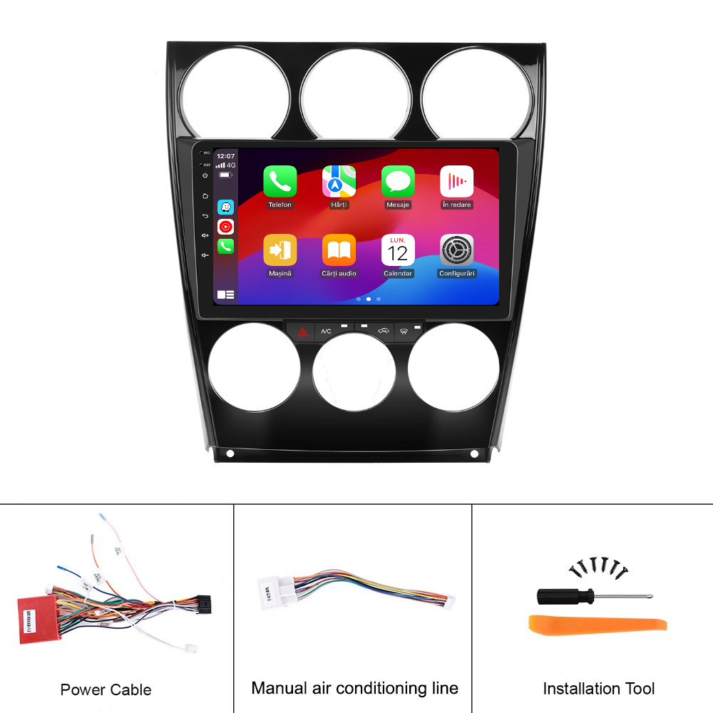 Navigatie dedicata Mazda 6 (2004-2015)  2GB RAM 32GB ROM, Android 14, Carplay si Android Auto, cooler racire, ecran HD 9 inch