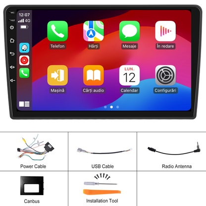 Navigatie dedicata Citroen Berlingo (2015-2018) 2GB RAM 32GB ROM, Android 14, Carplay si Android Auto, cooler racire, ecran HD 9 inch