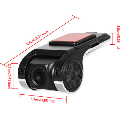 Camera Frontala Ultra HD 2K si Camera Spate Marsarier AHD, cu Conectivitate Wi-Fi, Control din Aplicatie, Senzor G si Monitorizare Parcare
