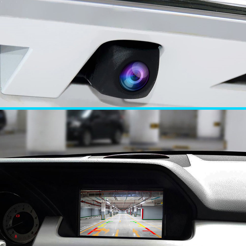 Camera Auto Dashcam Duala, Frontala Ultra HD 2K si Spate Marsarier AHD 170°, Ecran LCD, Wi-Fi, Control Aplicatie, G-Senzor, Monitorizare Parcare