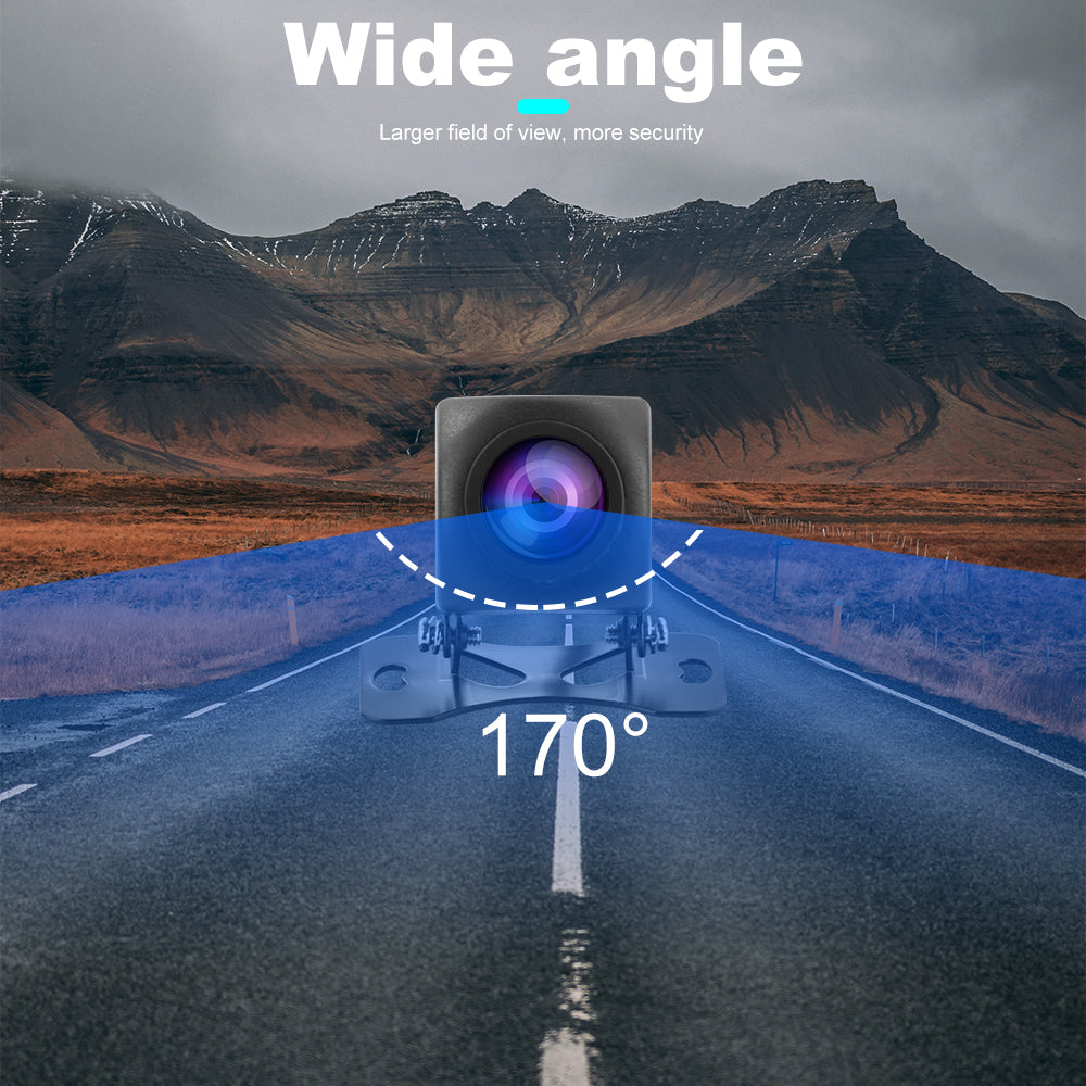 Camera Auto Dashcam Duala, Frontala Ultra HD 2K si Spate Marsarier AHD 170°, Ecran LCD, Wi-Fi, Control Aplicatie, G-Senzor, Monitorizare Parcare