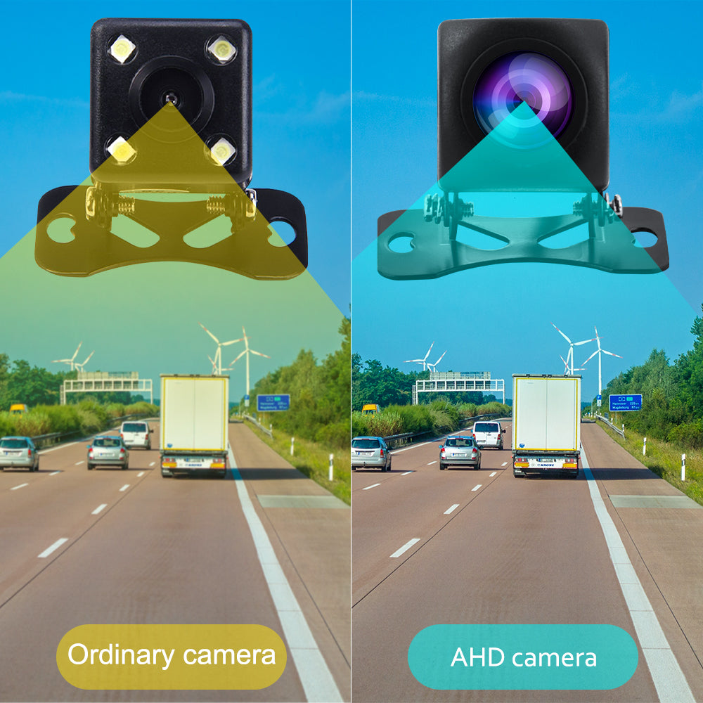 Camera Auto Dashcam Duala, Frontala Ultra HD 2K si Spate Marsarier AHD 170°, Ecran LCD, Wi-Fi, Control Aplicatie, G-Senzor, Monitorizare Parcare