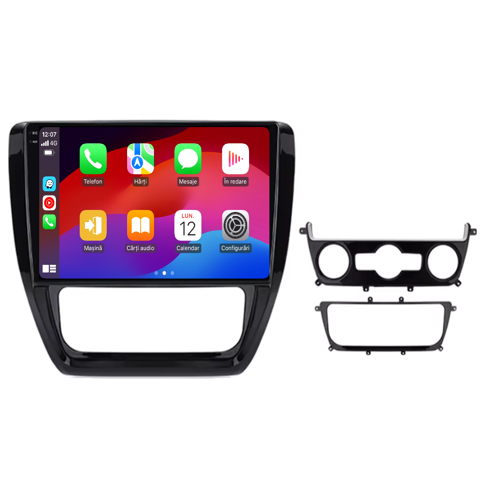 Navigatie dedicata Volkswagen Jetta (2011-2018) Android 14, 8 GB RAM 128 GB ROM, OCTA-CORE 2.0Mhz, Carplay si Android auto, Slot SIM 4G, ventilator de racire activ, ecran 10.1 inch HD