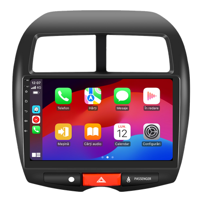 Navigatie dedicata Mitsubishi ASX/Peugeot 4008 2013 2GB RAM 32GB ROM, Android 14, Carplay si Android Auto, cooler racire, ecran HD 9 inch