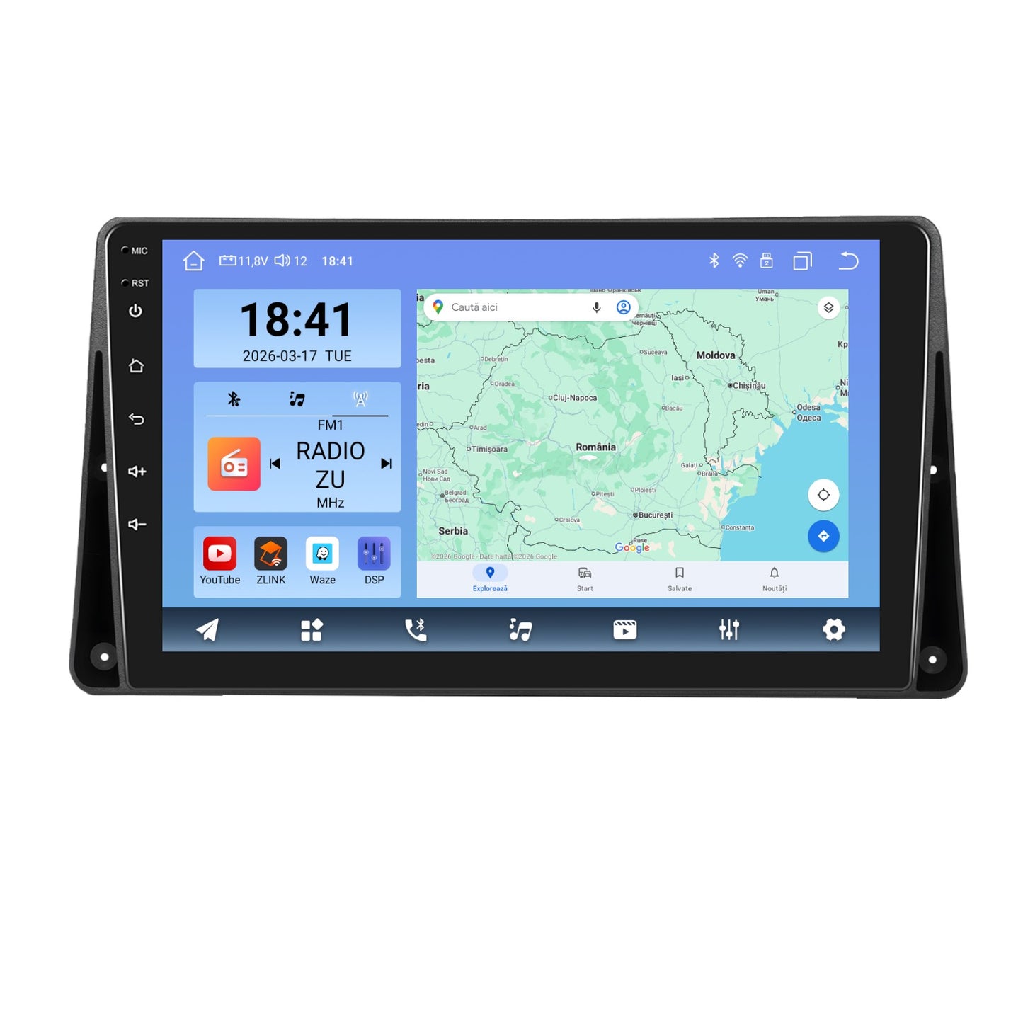 Navigatie dedicata Renault Kangoo (2013-2020)/Nissan NV250 (2013-2021) cu Android 14, 8 GB RAM 128 GB ROM, OCTA-CORE 2.0Mhz, Carplay si Android auto, Slot SIM 4G, ventilator de racire activ, ecran 9 inch HD