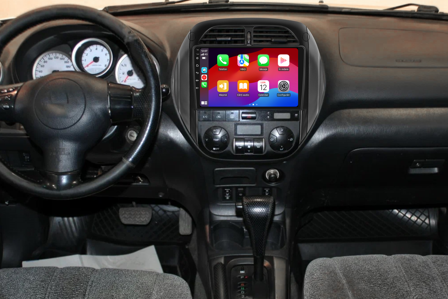 Navigatie dedicata Toyota RAV4 (2003-2005) 2GB RAM 32GB ROM, Android 14, Carplay si Android Auto, cooler racire, ecran HD 9 inch