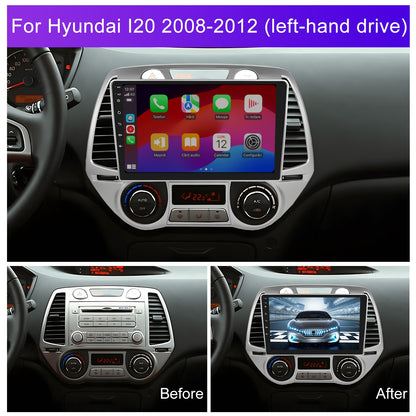 Navigatie dedicata Hyundai i20 (2008-2012) cu Android 14, 4 GB RAM 64 GB ROM, OCTA-CORE, Carplay si Android auto, Slot SIM 4G, ventilator de racire activ, ecran 9 inch HD