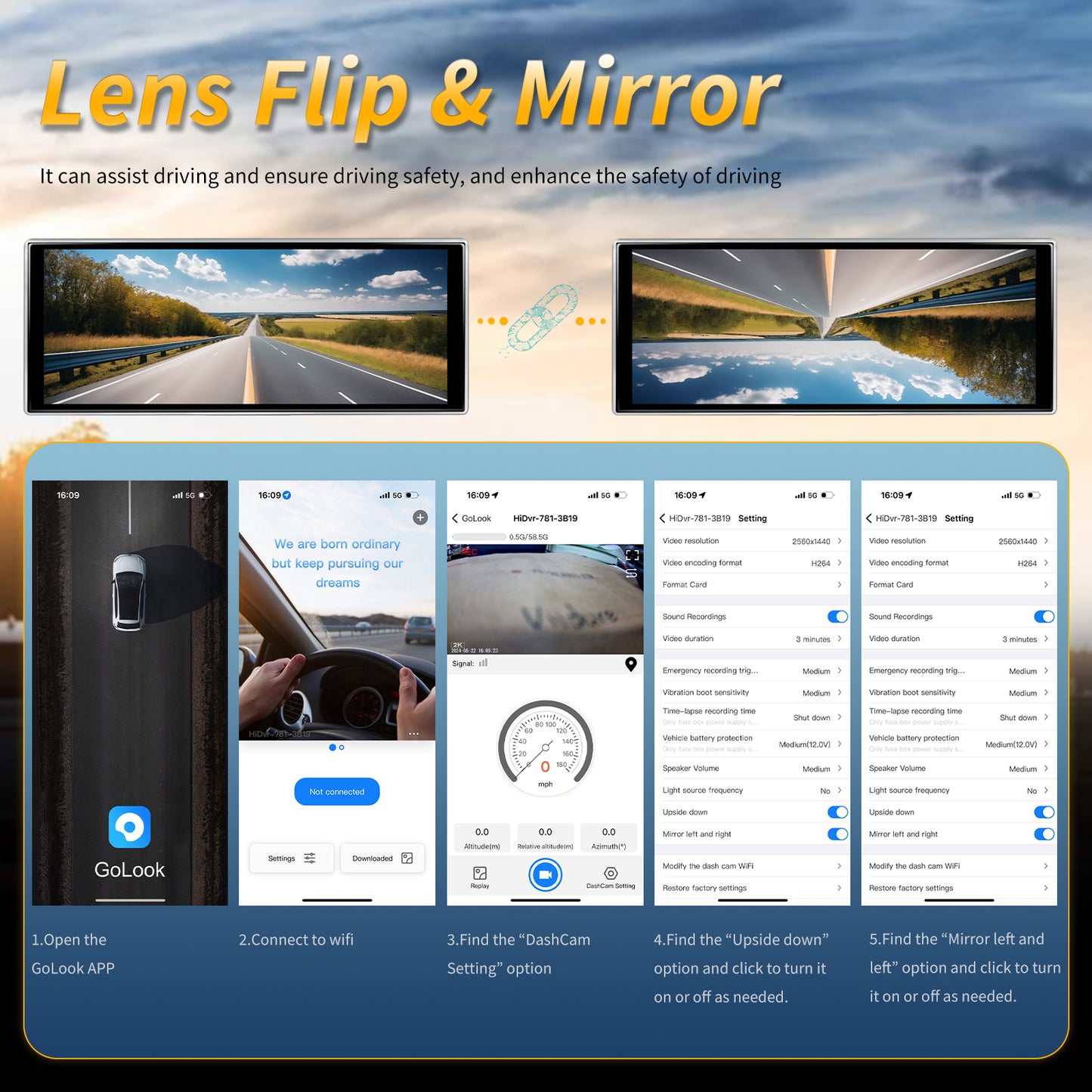 Camera Auto Ultra HD 2K L3, Ecran LCD, Wi-Fi și Control din Aplicație, G-Senzor, Monitorizare Parcare, Port Tip-C, Unghi Larg de Vizualizare