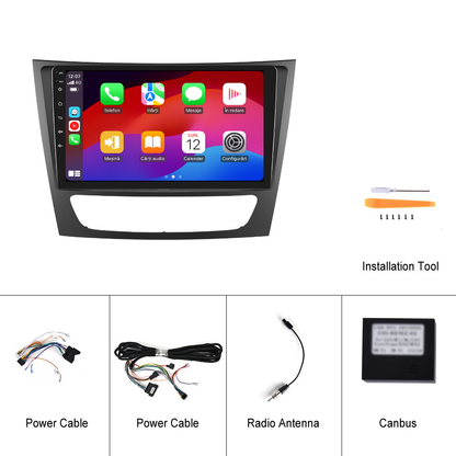 Navigatie dedicata Mercedes Benz E-class W211/CLS-class (2005-2008) 2GB RAM 32GB ROM, Android 14, Carplay si Android Auto, cooler racire, ecran HD 9 inch