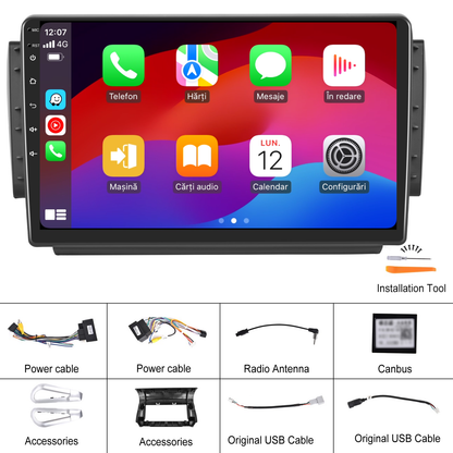 Navigatie dedicata Peugeot 2008 (2012-2018) cu Android 14, 4 GB RAM 64 GB ROM, OCTA-CORE, Carplay si Android auto, Slot SIM 4G, ventilator de racire activ, ecran 10.1 inch HD