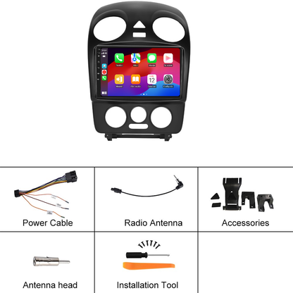 Navigatie dedicata Volkswagen Beetle (2004-2010) Android 14, 8 GB RAM 128 GB ROM, OCTA-CORE 2.0Mhz, Carplay si Android auto, Slot SIM 4G, ventilator de racire activ, ecran 9 inch HD