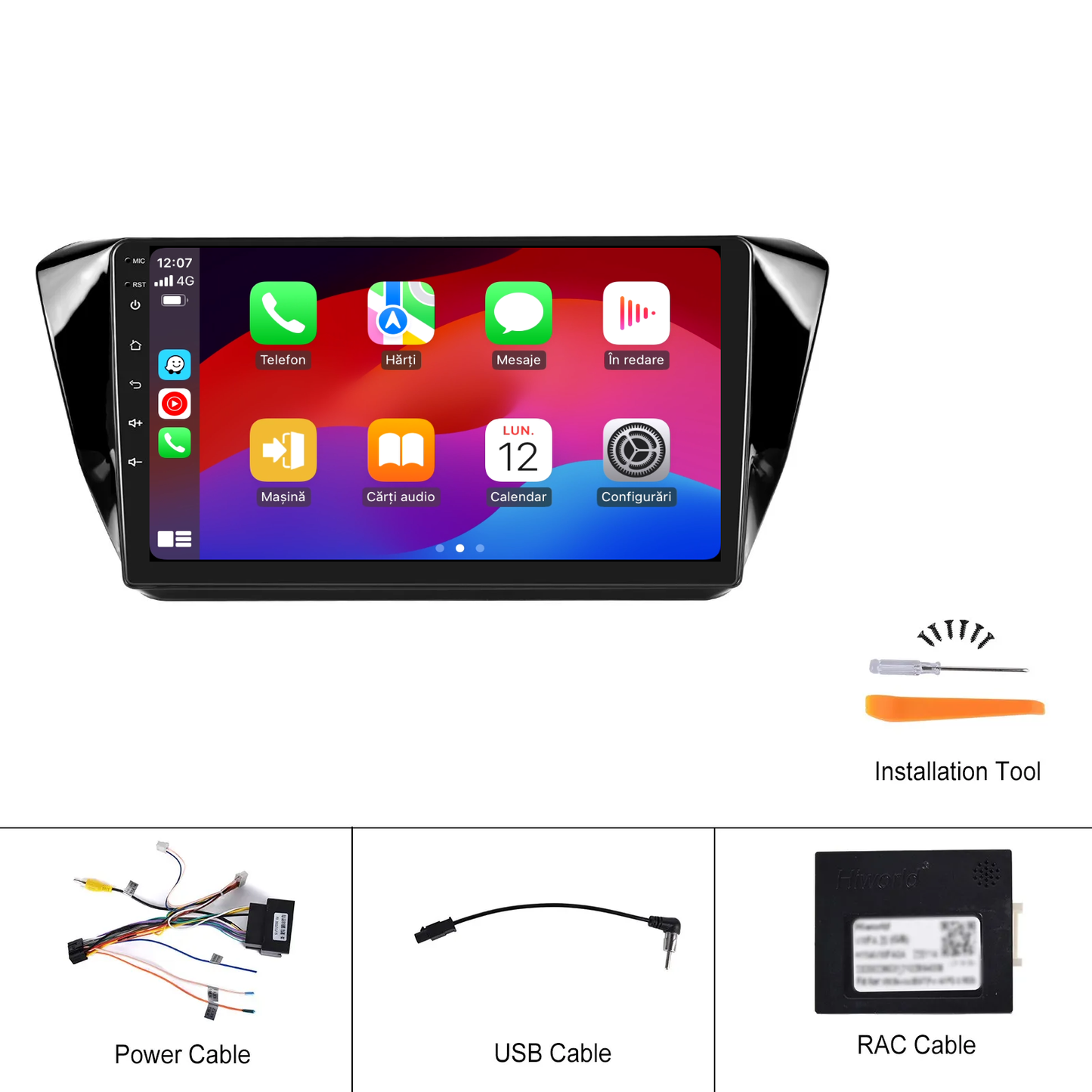Navigatie dedicata Skoda Superb (2015) cu Android 14, 4 GB RAM 64 GB ROM, OCTA-CORE, Carplay si Android auto, Slot SIM 4G, ventilator de racire activ, ecran 10 inch HD