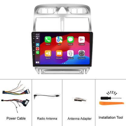 Navigatie dedicata Peugeot 307 (2007-2013) 2GB RAM 32GB ROM, Android 14, Carplay si Android Auto, cooler racire, ecran HD 9 inch