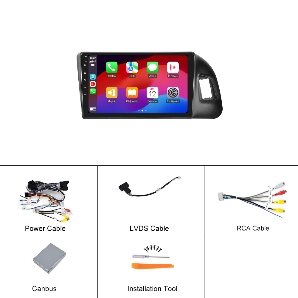 Navigatie dedicata Audi Q5 (2010-2018) Android 14, 8 GB RAM 128 GB ROM, OCTA-CORE 2.0Mhz, Carplay si Android auto, Slot SIM 4G, ventilator de racire activ, ecran 9 inch HD