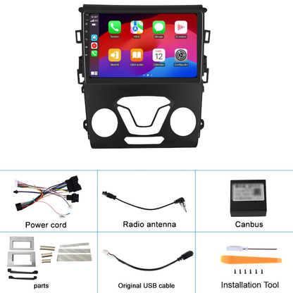 Navigatie dedicata Ford Mondeo (2013-2020) cu Android 14, 4 GB RAM 64 GB ROM, OCTA-CORE, Carplay si Android auto, Slot SIM 4G, ventilator de racire activ, ecran 9 inch HD