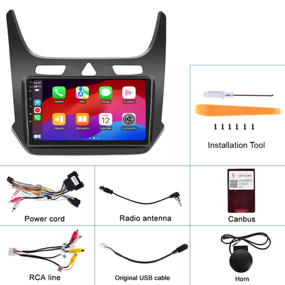 Navigatie dedicata Chevrolet Cobalt (2011-2018) 2GB RAM 32GB ROM, Android 14, Carplay si Android Auto, cooler racire, ecran HD 9 inch
